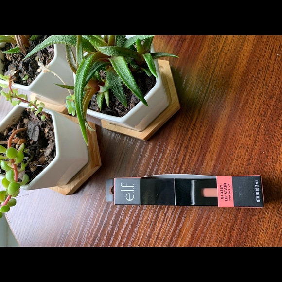 Makeup New Elf Glossy Lip Stain In Pinkies Up Poshmark